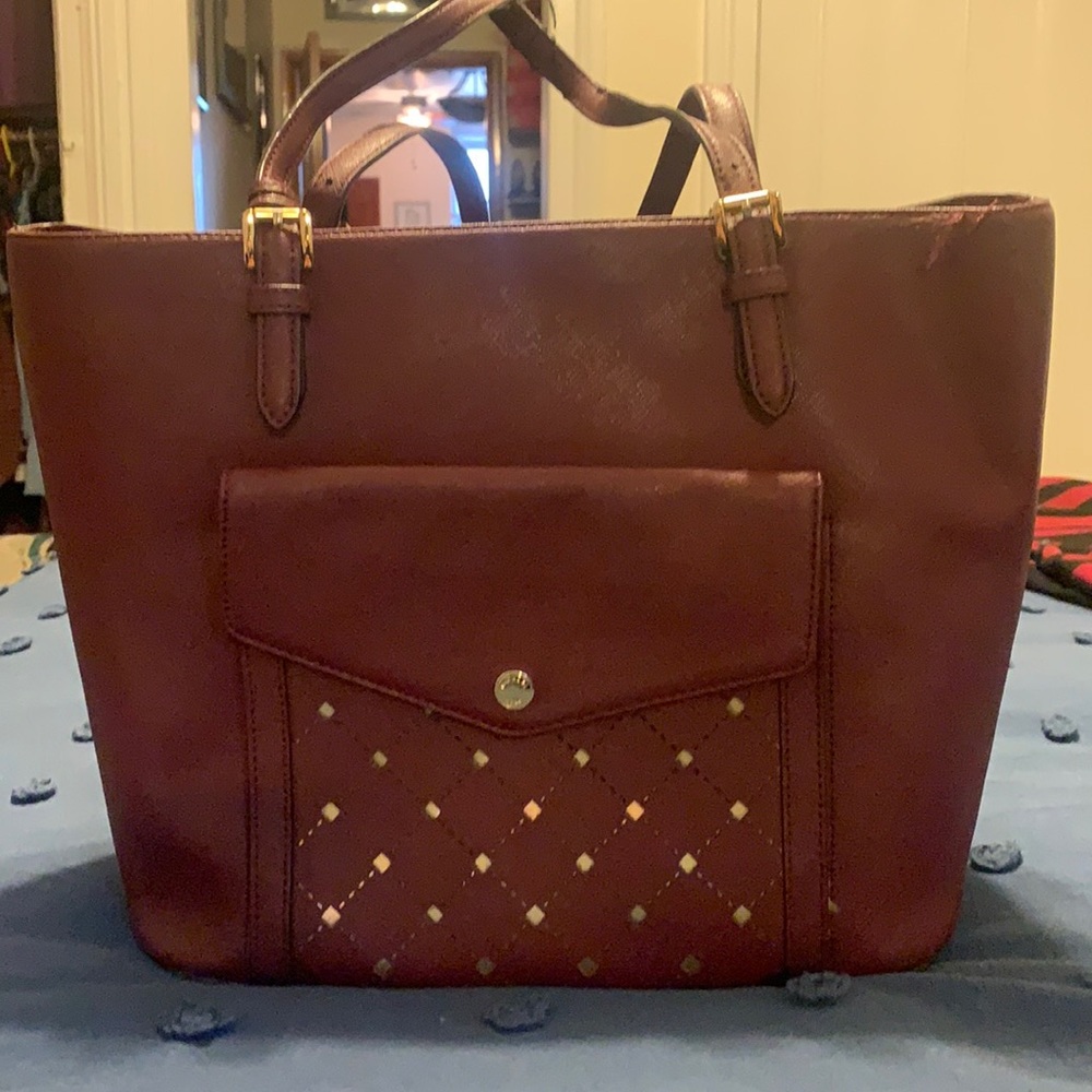 Michael Kors Maroon Tote